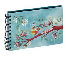 Panodia 271172 Oiseau Artist Album Traditionnel pour 30 Photos Vert 19,3 x 13,6