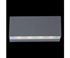 Globo Noam Applique murale dextérieur à LED Verre et aluminium IP44