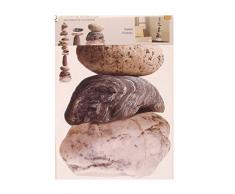 Sticker Mural - Galets - 2 Planches 34 X 48 CM - Hauteur ENV 115 CM