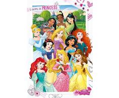 Disney PP33604 (I am a Princess) Maxi Poster, Bois Dense, Multicolore, 61 x 91,5 cm