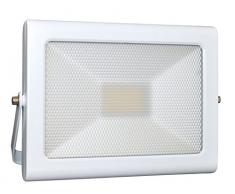Tibelec 349510 Projecteur blanc LED extra plat 50W 3400 lumens - non câblé garantie 5 ans, Aluminium, 50 W, 60x255x175mm