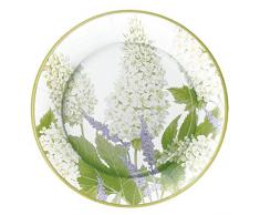 Caspari 13700DP Fleurs De Mariage Paquet de 8 Assiettes, Non-BÃ¢ton, Multicolore, 27 x 27 x 0,02 cm