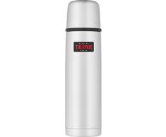 Thermos Bouteille Isotherme en Acier Inoxydable Mat de Light and Compact, Acier Inoxydable, Acier Inoxydable, 0,75 l