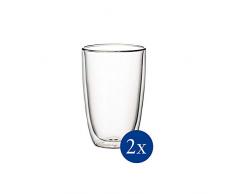 Villeroy & Boch Artesano Hot & Cold Beverages Mug XL, Lot de 2, 450 ml, Verre borosilicate, Transparent