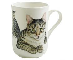 Maxwell & Williams PB0712 Tasse, Porcelaine, Gris/Blanc, 10,5 x 7,5 x 10,5 cm