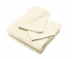 Fleuresse 2828 Fb. 7 Ensemble Ã©ponge 4 PiÃ¨ces 2 x Serviette 50-100 + 2 x Gant de toilette 16-21