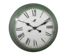Sphère 009688 Horloge Métal/Verre Vert 58 cm