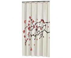 Sealskin 233451359 Rideau de Douche Motif Fleurs 180 x 200Â cm