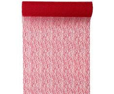 Santex 4063 Grace Chemin de Table Rouge