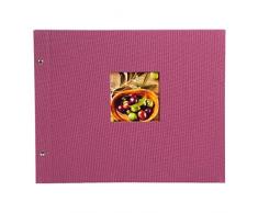 Goldbuch Bella Vista Album Photo à vis, Fuchsia, 40 mm