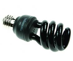 HQ Power Lampe FLUOCOMPACTE Mini Spirale T3-15 W - 240 V - E27 - UV A