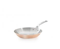 DE BUYER -6424.20 -poele ronde cu-inox - queue inox ø20