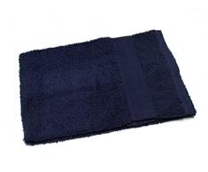 Soleil dOcre Serviette de Toilette UNI Bleu 450gr/m2, Coton, 50 x 90 cm