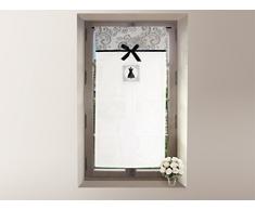 Soleil docre Black Dress Brise Bise en Coton 45x90 cm Black Dress, par Coton Gris 45 x 90 cm