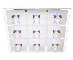 Brilliant AG G93907/00 Plafonnier, MÃ©tal, G4, 16 W, Transparent