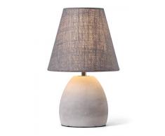 Lucide SOLO - Lampe De Table - Ã 18 cm - Taupe