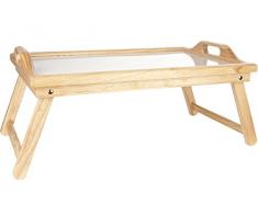 Cosy & Trendy 416878 Plateau pour LIT 61X33X23,5CM Pliant, Autre, Naturel