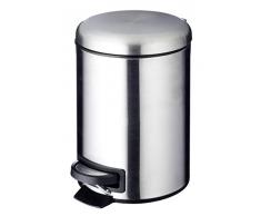 RIDDER 2102600 Poubelle, Acier Inoxydable, Chrom, env. Ã 22 x 23 cm