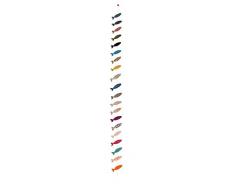 Party Pro 80613 Guirlande Sardine Lokta, Multicolore, 180 x 11 x 0,1 cm