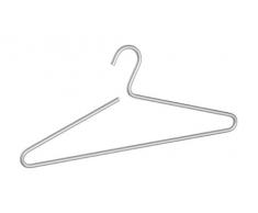 Wenko 14383100 Lux Cintre en Aluminium Argenté Dimensions 42 x 19 x 0,8 cm