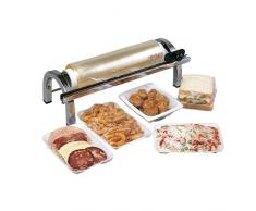 Garcia de Pou Film Distributeur de Papier Peint, en Acier Inoxydable, Argent, 30Â x 30Â x 30Â cm