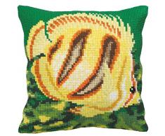 Collection DArt 5151 Poisson Exotique Droite Kit de Coussin Gros Trous Coton Multicolore 50 x 45 x 0,1 cm