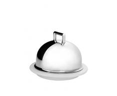 DEGRENNE - Beurrier, Acier Inoxydable, Blanc - 7, 6 x 7 cm