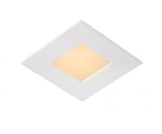 Lucide BRICE-LED - Spot Encastrable - LED Dim. - 1x8W 3000K - IP40 - Blanc