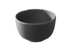 Revol 643599 Mini Bol Porcelaine Noir Brut - Hauteur 4,5 cm - Diametre 7,5 cm