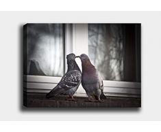 Bonamaison Peinture sur toile, multicolore, 30 x 40 cm - Conçu et fabriqué en Turquie