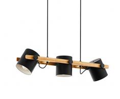Eglo HORNWOOD Lampe 60 W Noir, Marron, Schwarz, Braun 60W