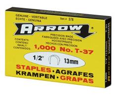 Arrow 160712 Pack de 5000 Cavaliers 12 mm pour Agrafeuse cable T37