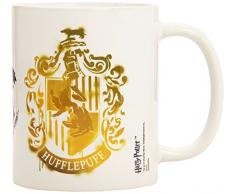 HARRY POTTER MG22376 (Hufflepuff Stencil Crest) Mug, Multicolore, 11oz/315ml