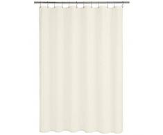 AmazonBasics Rideau de douche en polyester Bowery Blanc 183 x 200 cm