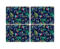 Pimpernel Lot de 4 Grands Sets de Table Multicolore 30,5 x 23 cm