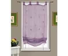 Löscher-Tirol 001195 700 Store Bateau avec Rubans et 4 Passants Violet 60 x 150 cm