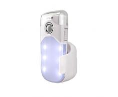 XtraLite nitesafe Duo avec veilleuse LED 3Â fonctions, rechargeable lampe de poche LED et Ã©clairageÂ âÂ panne de courant avec dÃ©tecteur de mouvement xl20766