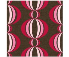 Wallpops Fine Décor Stickers muraux Auto-adhésifs Motif Groovy Rouge/Rose