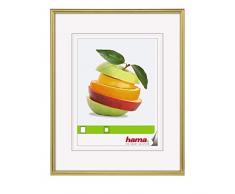 Hama Cadre photo en plastique Décor Sevilla (taille du Cadre de 15 x 20 cm avec bordure de 9 mm x 17 mm, pour une photo de 10 x 15 cm) Or Mat