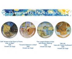 Waterside Assiettes en Porcelaine Fine Taille Unique