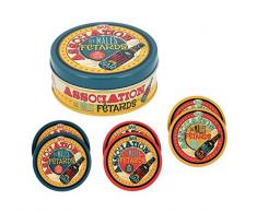 Natives 700970 BoÃ®te de 6 Dessous de Verre, MÃ©tal, Multicolore, 9 x 9 x 12 cm