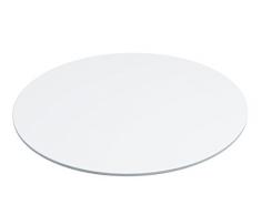 Lékué Assiette en Céramique 28 cm pour Moule à Tarte Blanc Duo
