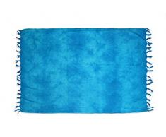 Soleil dOcre 402012 Tie and Dye Fouta Coton Turquoise 180 x 140 cm