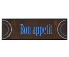 HMT Paillasson Cuisine Bon Appétit Marron 50 x 150 cm