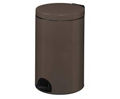 Poubelle Ã PÃ©dale, 20 L, Taupe