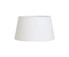 Abat-jour du Moulin CTBTTKAZA3510 Abat-jour lampe KAZA Ã35 en Polycoton coloris Blanc bague E27 FabriquÃ© en FRANCE, Texture/Structure mÃ©talique Ã©poxy