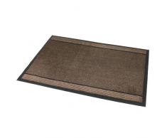 JVL Paillasson Lavable en Machine Marron