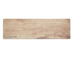 Kitchen Craft KCSMPLATWD53 Plateau de Service Effet Bois 53x16cm, Mélamine, Brun, 28 x 28 x 18 cm