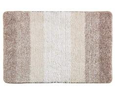 Wenko Tapis de bain, Polyester, Beige, 90 x 60 cm