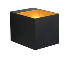 Lucide 09201/01/30 Applique murale, Aluminium, 42 W, Noir, Or Mat